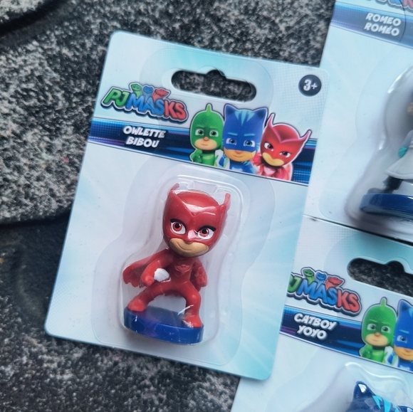 PJ Masks Hasbro Figures Set Of 5 Ninja Catboy Owlette Hello Romeo Collection - Picture 2 of 7